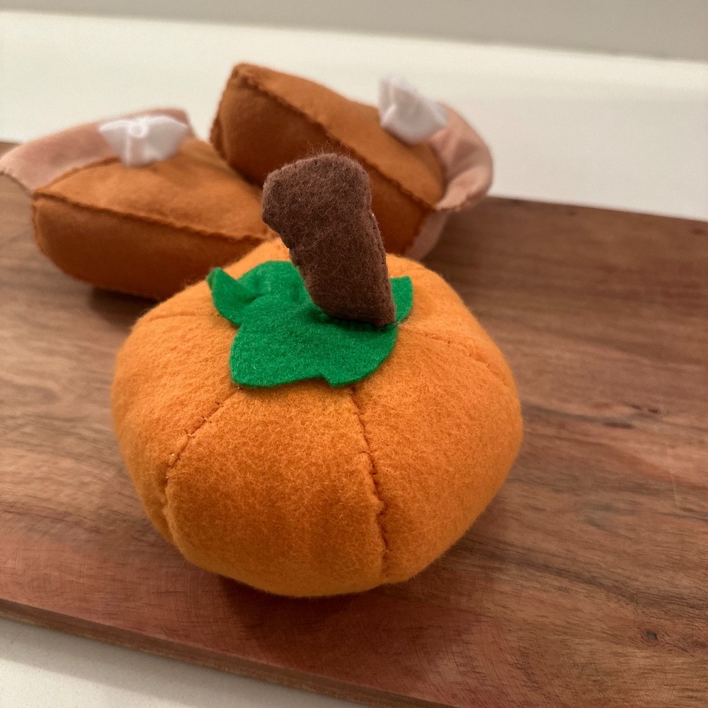 Hand Sewn Felt Pumpkin